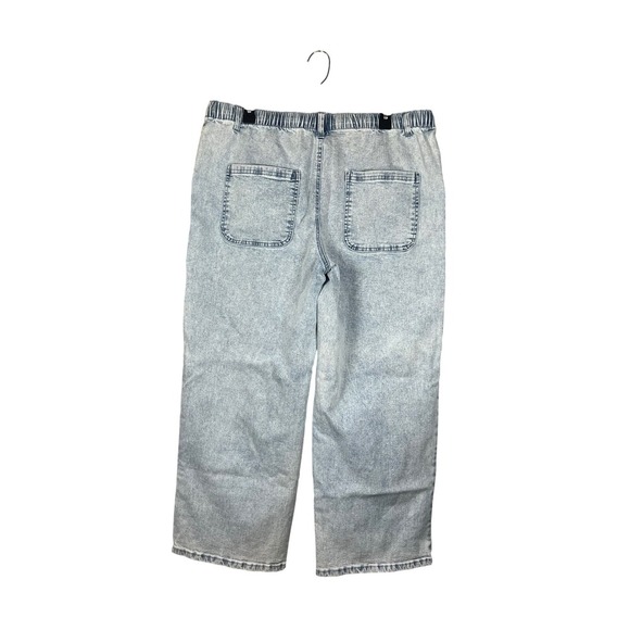 NWOT Studio Park x Amy Stran Regular Drawcord Jean- Pebble Wash, Size LP - Picture 2 of 10